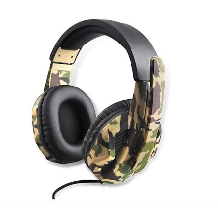 Gaming Headphone Headset Army Camouflage PC PS4 Power Bass OIVO