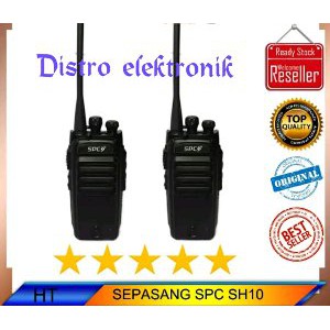 Promo Sepasang Handy Talkie  HT  SPC SH10 UHF Walky Talky  SH 10 Original Garansi 1 Tahun