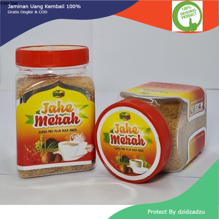 

Jahe Merah Super Mix 250gr Plus Gula Aren SyifaCare Asli Original 250 gr
