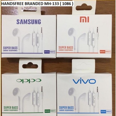 headset handsfree earphone MH133  plus mic tipe handphone