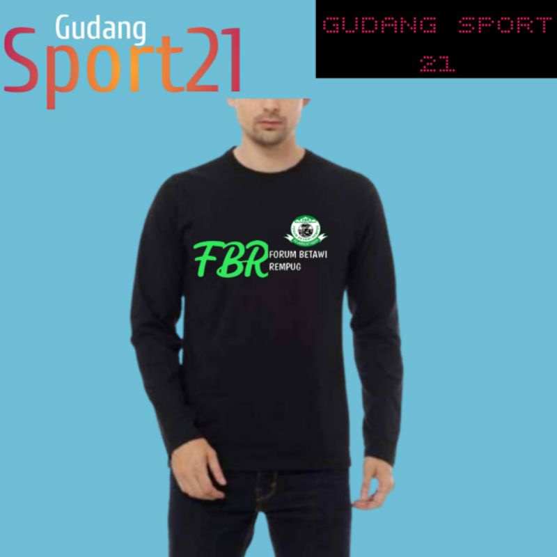 kaos baju lengan panjang fbr forum betawi rempug kaos fbr betawi