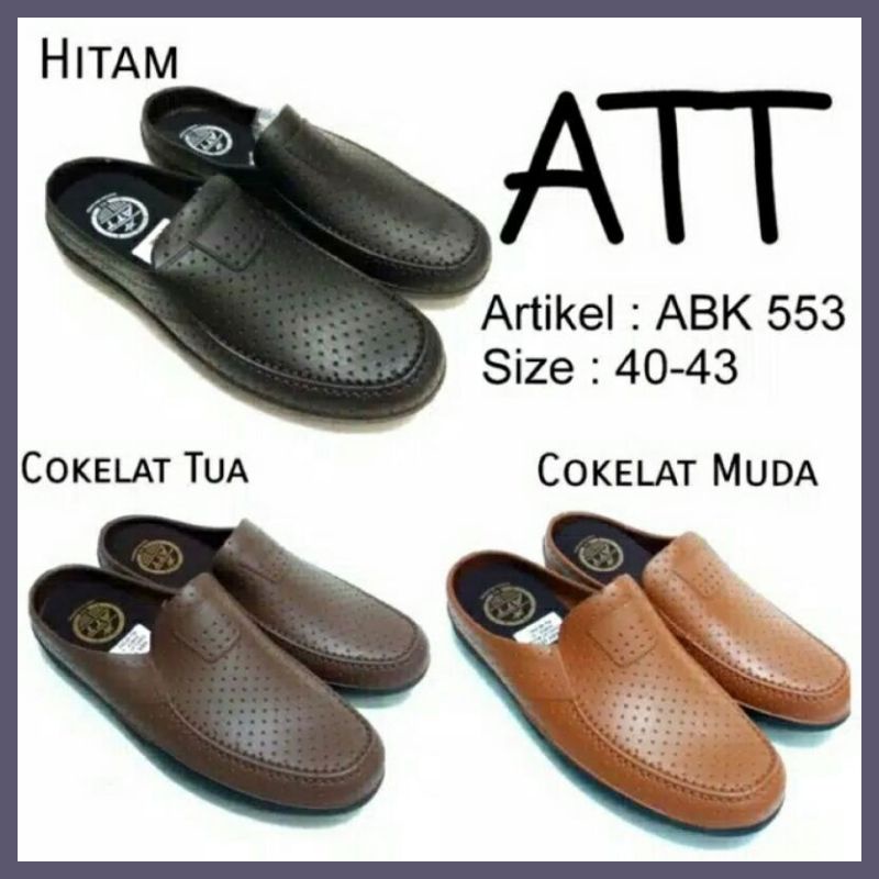 SANDAL SEPATU KARET SELOP  ATT ABK 553 ANTI AIR SLIP ON