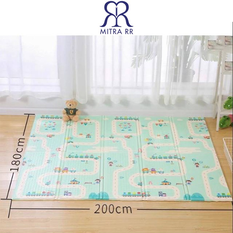 Karpet Lipat Playmat Bayi Karpet Bayi 150x200 / 180x200cm Matras Bayi Playmat Foam Lipat