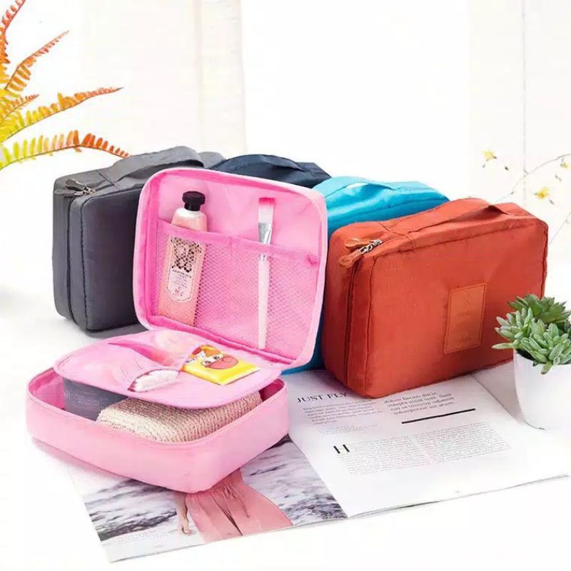 pouch organizer travel tas kosmetik travel organizer TRV