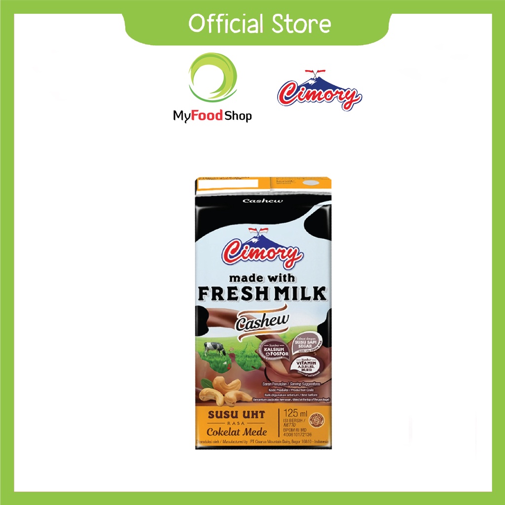 

Susu Cimory UHT Fresh Milk Cashew 125 ml