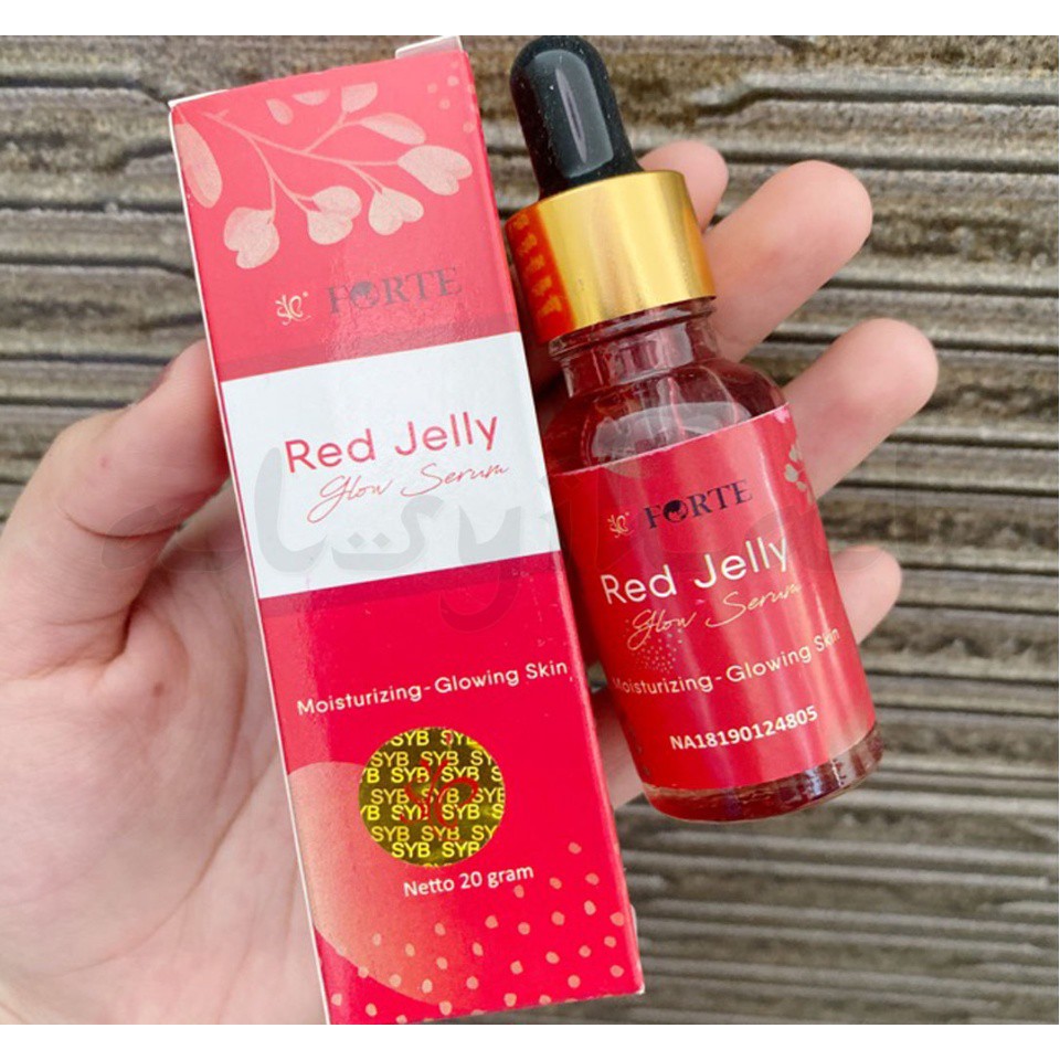 Takarai RED JELLY GLOW SERUM Wajah Bersina BPOM SYB Forte Red Jelly Glowing 20Gram 100% Ampuh