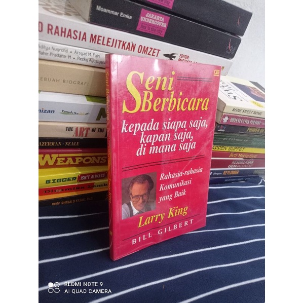 Buku Seni Berbicara Original Larry King