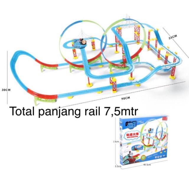 [semuajual]MAINAN THOMAS AND FRIENDS RAILKERETA API MUTER 360DERAJAT 7