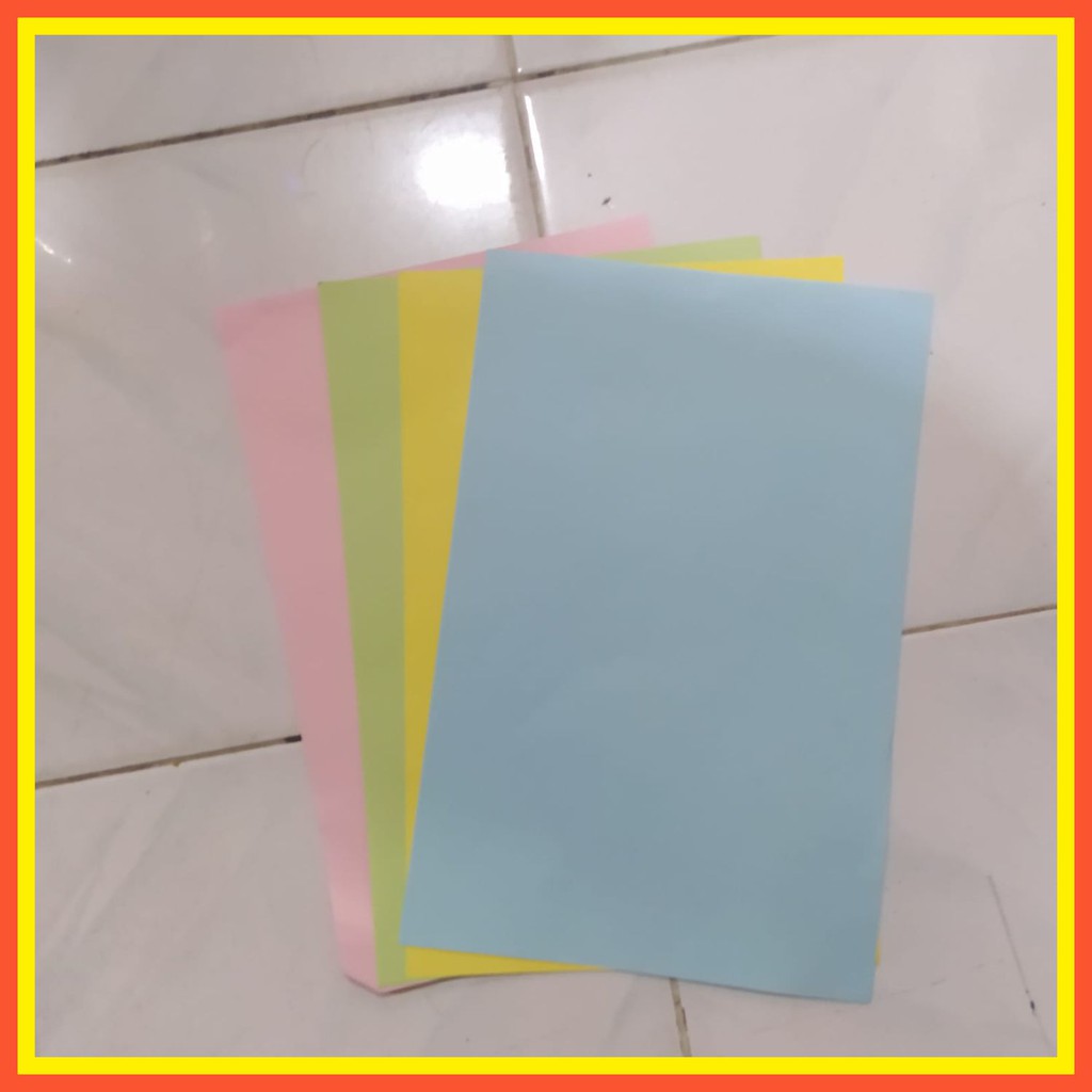 

Kertas HVS Warna F4 dan A4 / Kertas Tulis Pembatas Warna