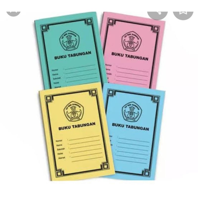

Buku tabungan sekolah ( 10 pcs )