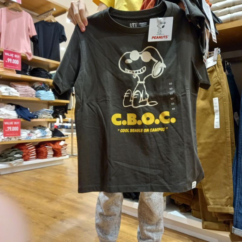 UNIQLO ORIGINAL STORE SALE Kaos Snoopy Disney Mickey Disney Princess Kingkong Hello Kitty