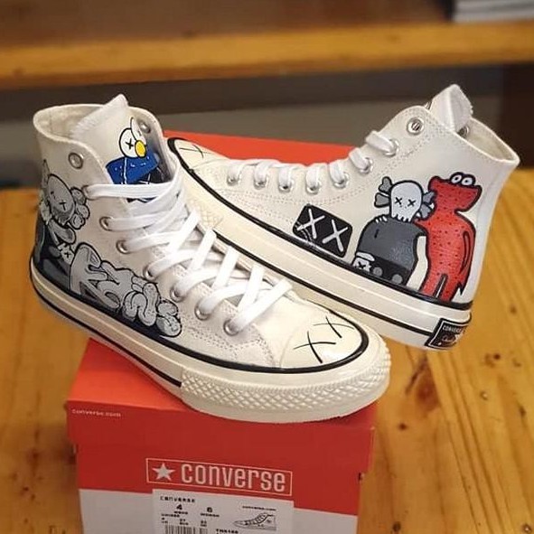 converse 70s x kaws