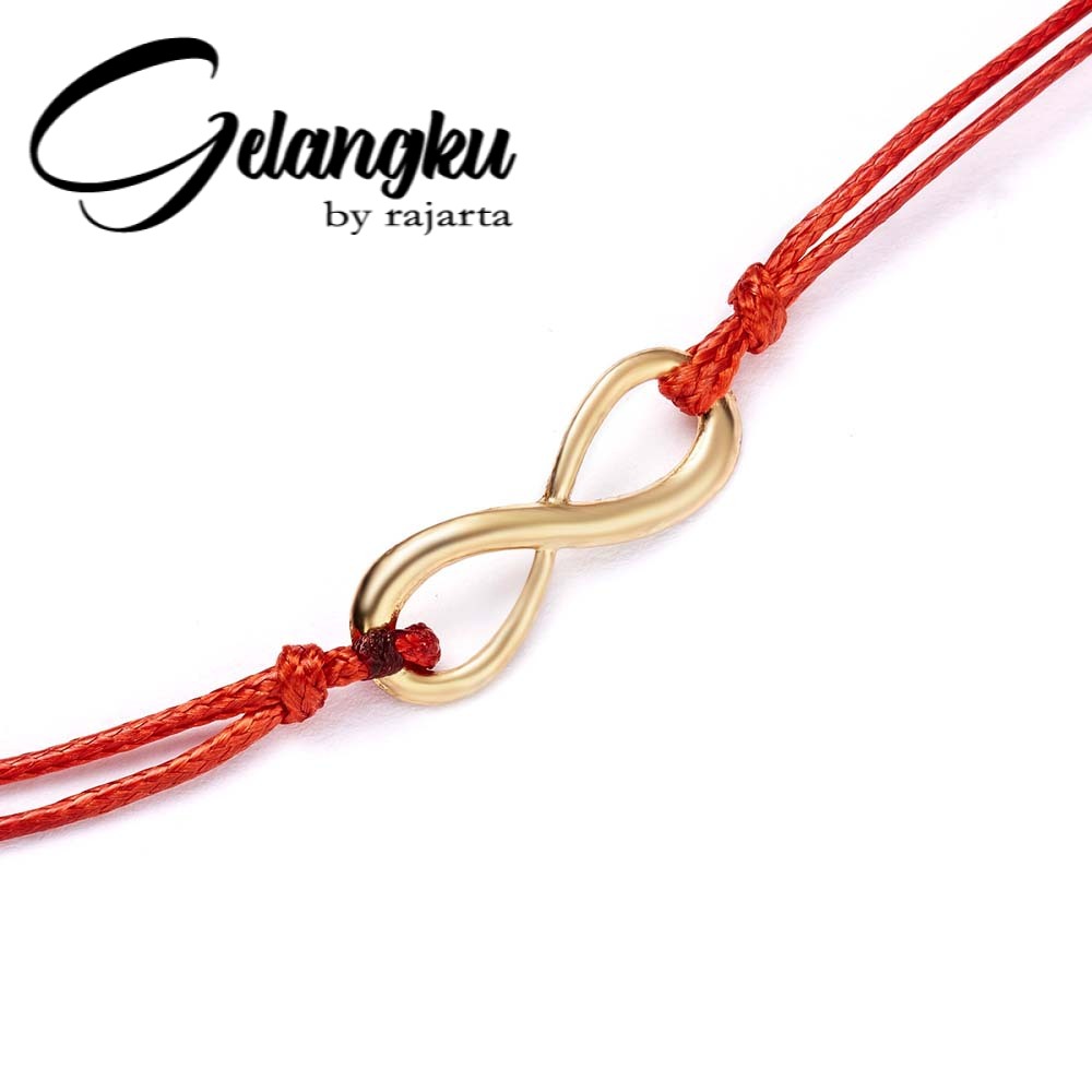 Gelang Tali Pesona Infinity Sederhana