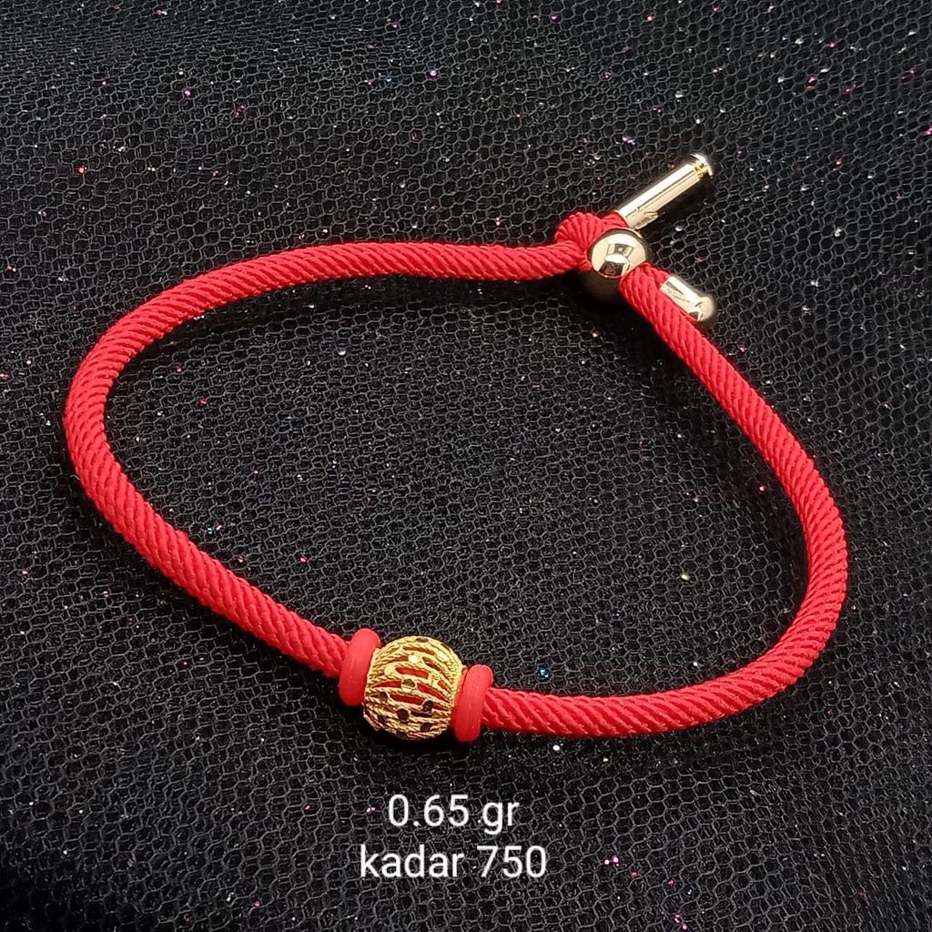 Gelang Emas 17K - 0.65 gr Kadar 750 - 410