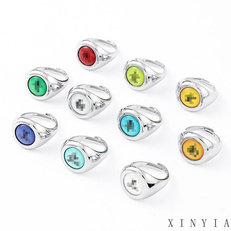 【Bayar di tempat】Cincin Model Terbuka Adjustable Desain Kartun Anime Naruto Untuk Cosplay Anime Jepang HOKAGE