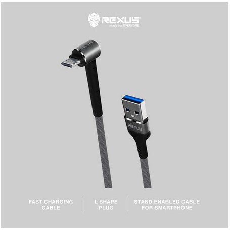 ITSTORE Rexus 1m Kabel Data USB Type C Charger Cable TypeC Charge - CB161C-100 CB 161C