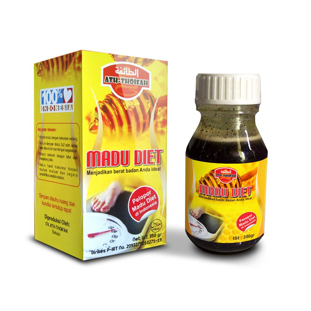 Madu Diet AtThoifah Madu Herbal Pelangsing Asli Original penurun berat badan