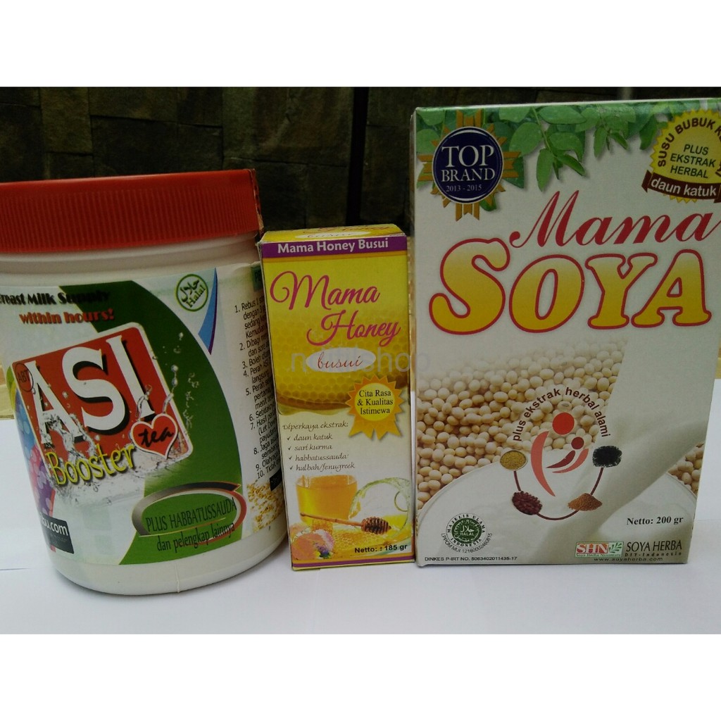 

Paket asi booster,mamasoya dan madu