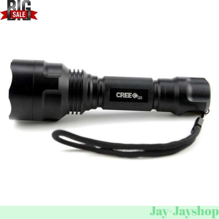 Senter LED Flashlight Waterproof Cree Q5 3800 Lumens LARIS