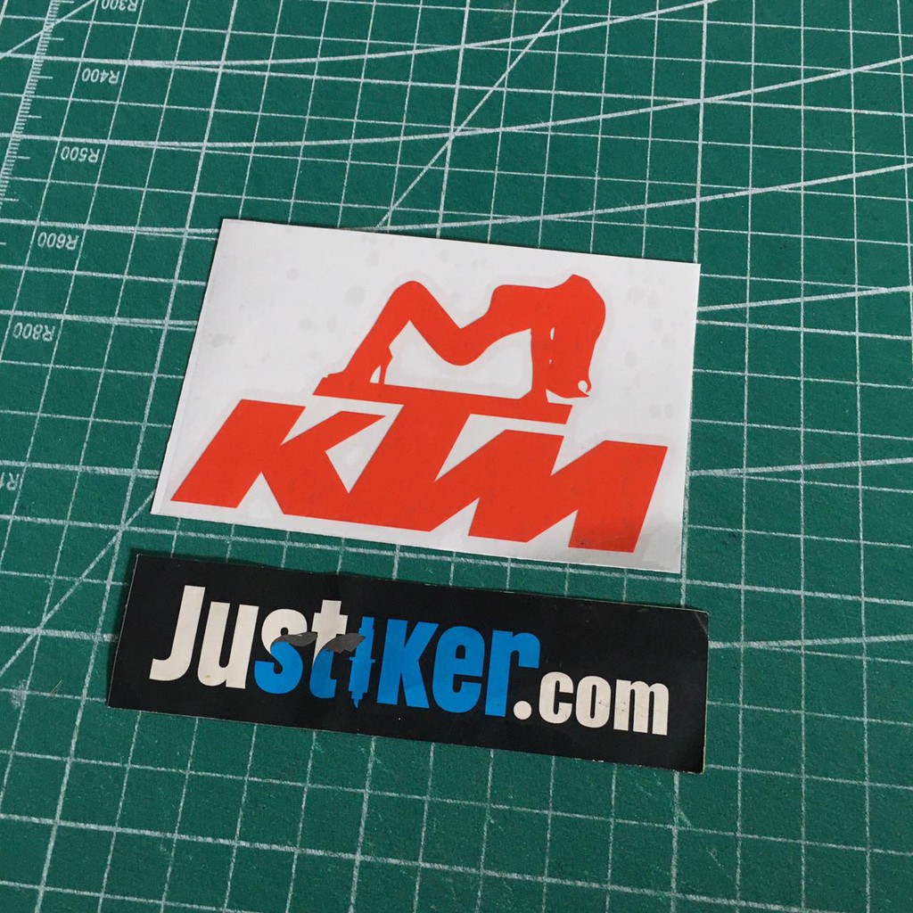 KTM Logo Sticker, KTM Girl, KTM Adventure