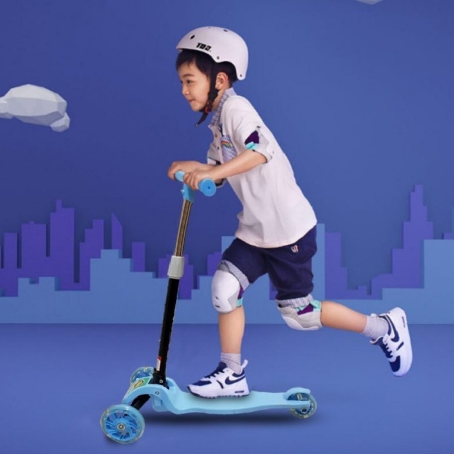 Skuter Anak - Kickboard Scooter Roda LED