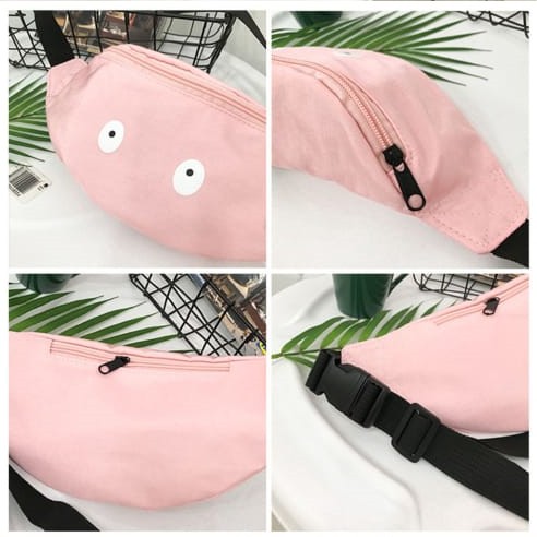 GaleryBag - Tas Wanita Tas Pinggang Wanita Carakter Mata Tas Waistbag Wanita &amp; Pria Korea Style