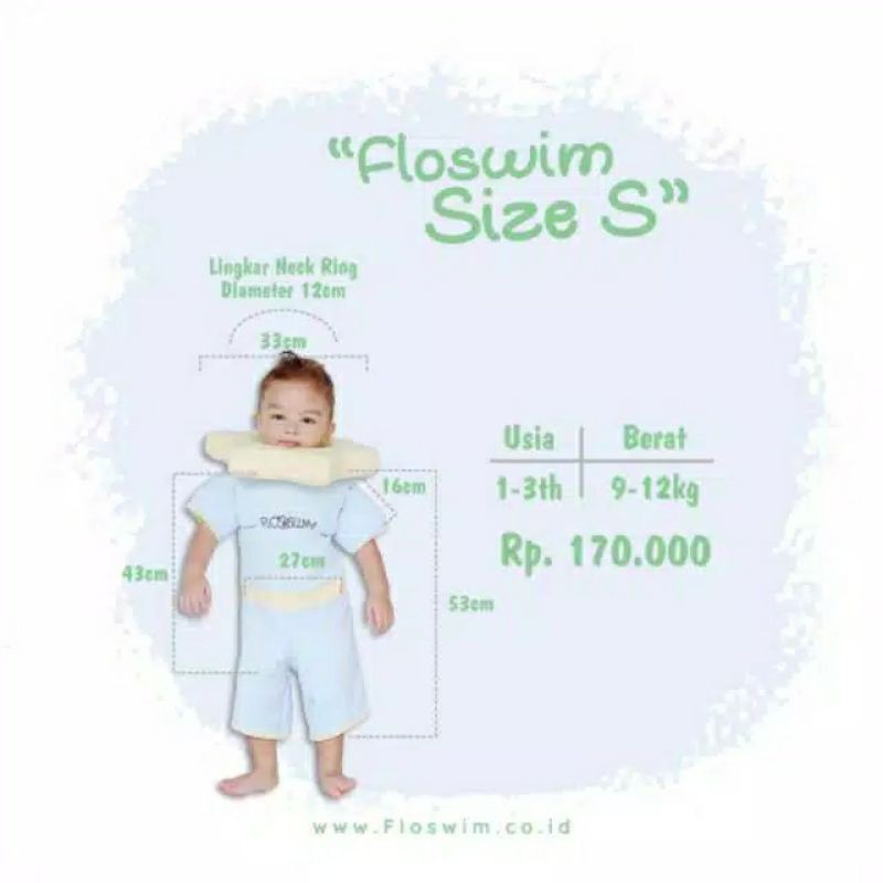 [Bisa COD]  Cuddleme Floswim / Goswim / Baju renang berpelampung/ Floating swimsuit