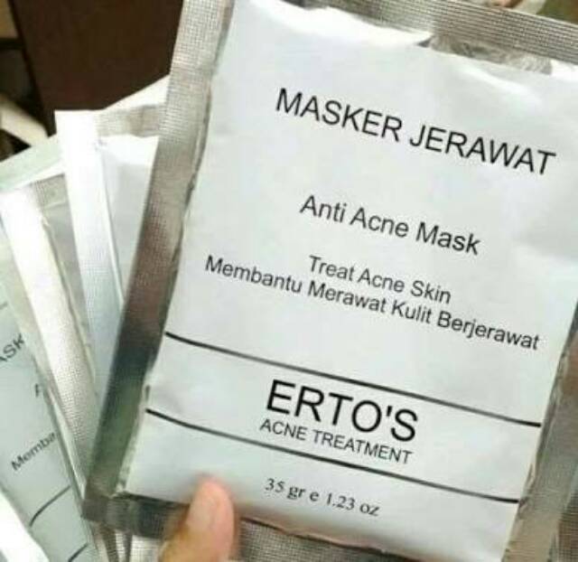 ERTOS MASKER JERAWAT - ERTO'S ACNE TREATMENT / MASKER JERAWAT