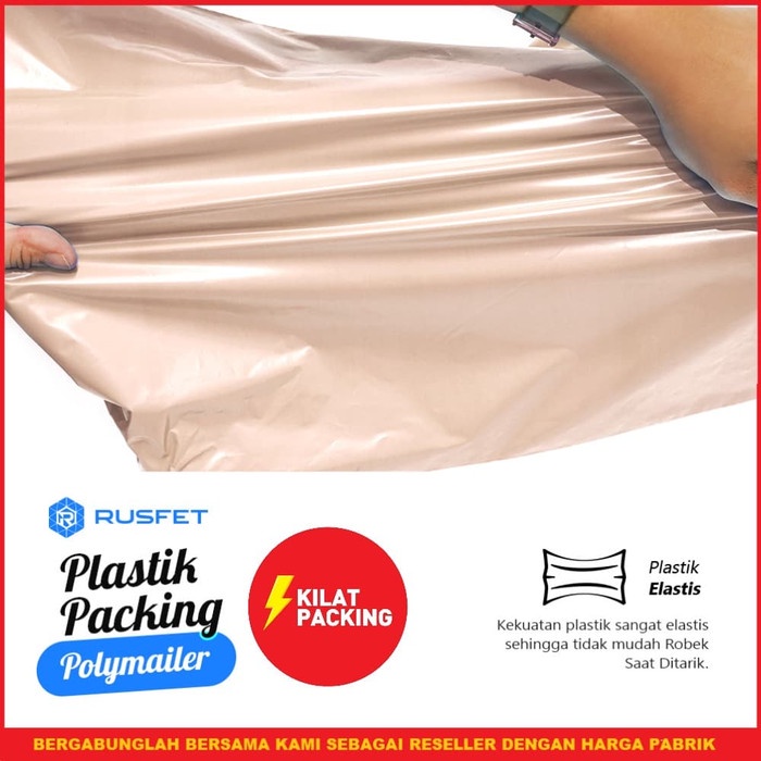 

MENYURAT-SURAT- AMPLOP PLASTIK POLYMAILER PEACH (UK :25CM X 33CM )PACK -SURAT-MENYURAT.