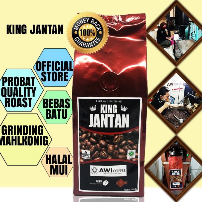 

Cuci Gudang Awal Tahun Awi Coffee King Jantan Peaberry 250gr Bubuk|MandhelingSpecialty|Lanang Cuci