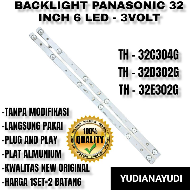 Backlight Panasonic 32 INCH 6LED-3VOLT