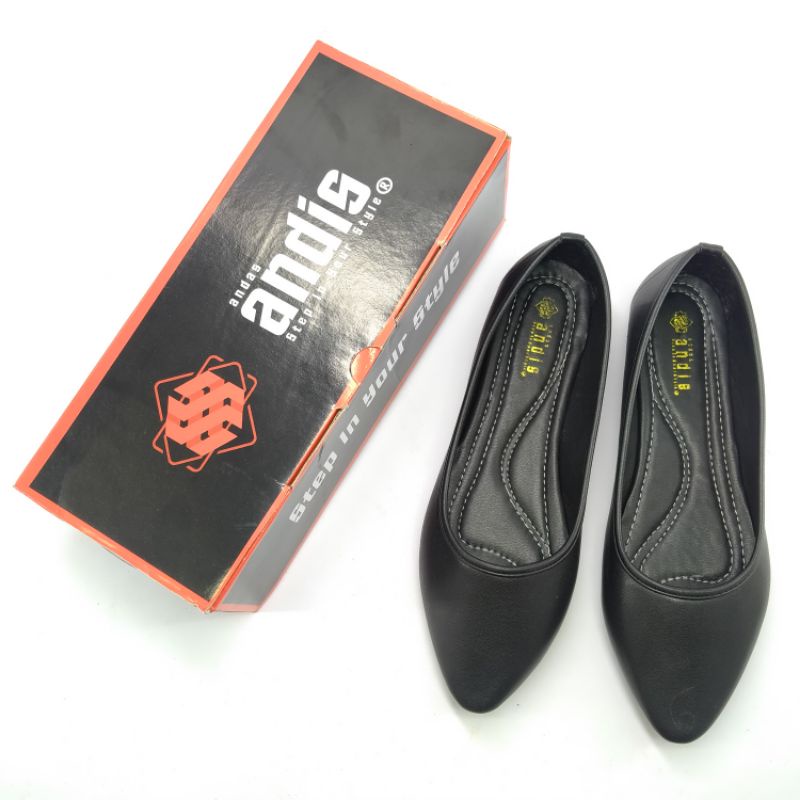 ANDIS Sepatu Flatshoes Wanita Polos ALISA AN10