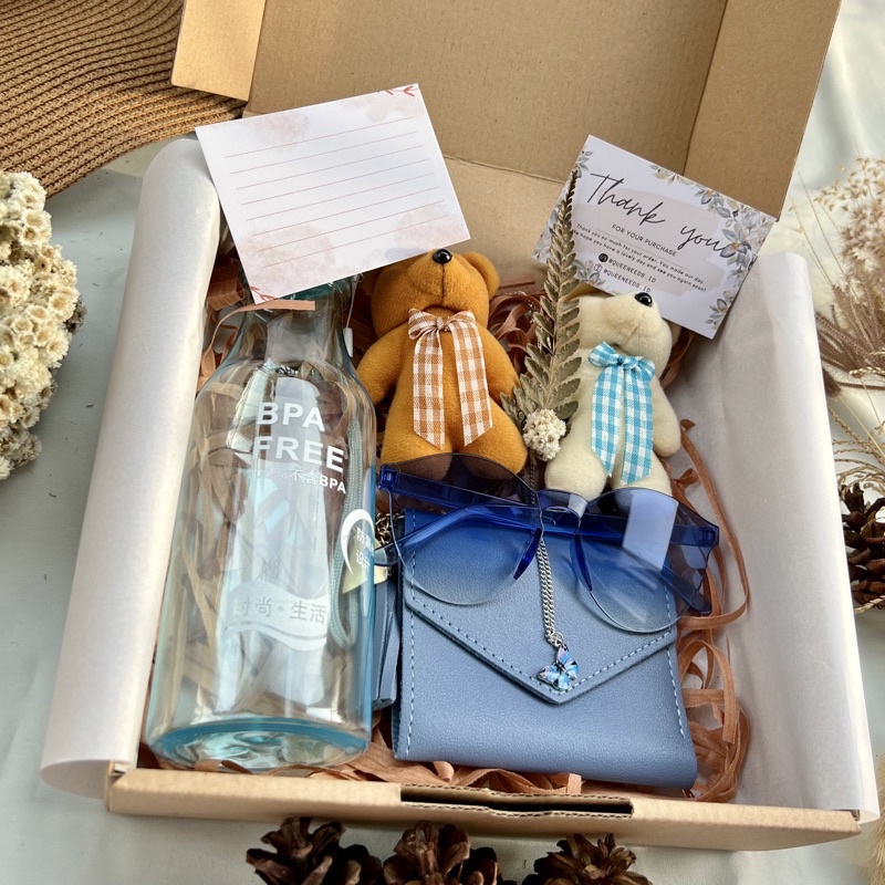 

12.12 Sale | Hampers Giftbox Wallet Blue Series | Kado Ultah | Custom | Graduation | Wedding | Anniversary