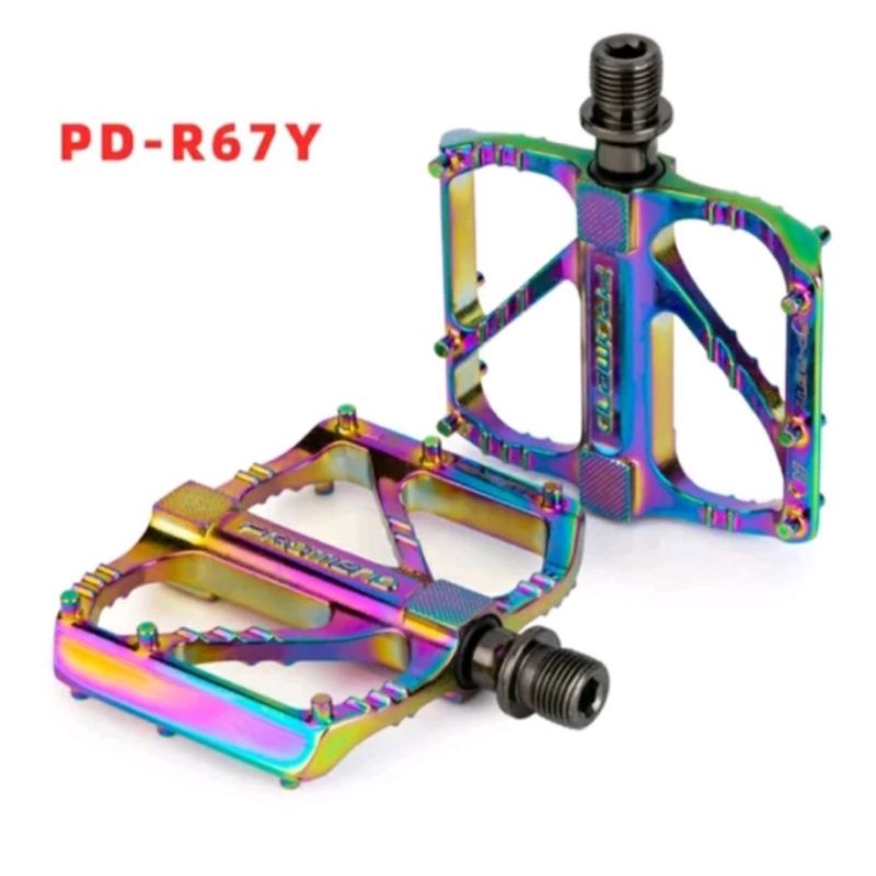 Promend R-67Y Pedal 3 Bearing Pedal Sepeda 3 Sealead Bearing Colorful