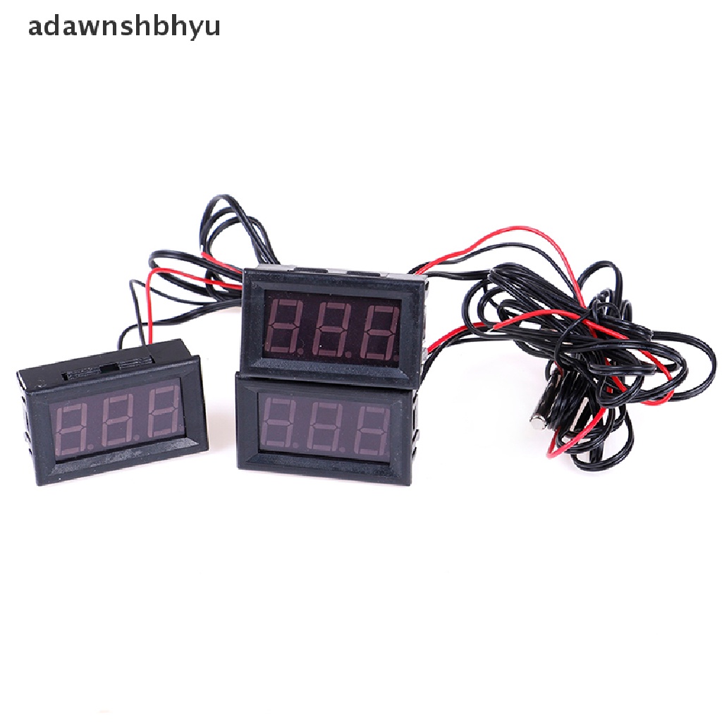 Adawnshbhyu Digital 12V temperature monitoring thermometer meter w/probe temp -50~110°C