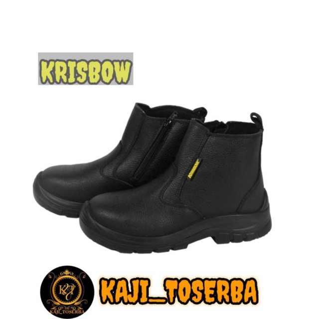 Jual Sepatu Safety Krisbow Spartan 6 Inch Dengan Resleting Indonesia