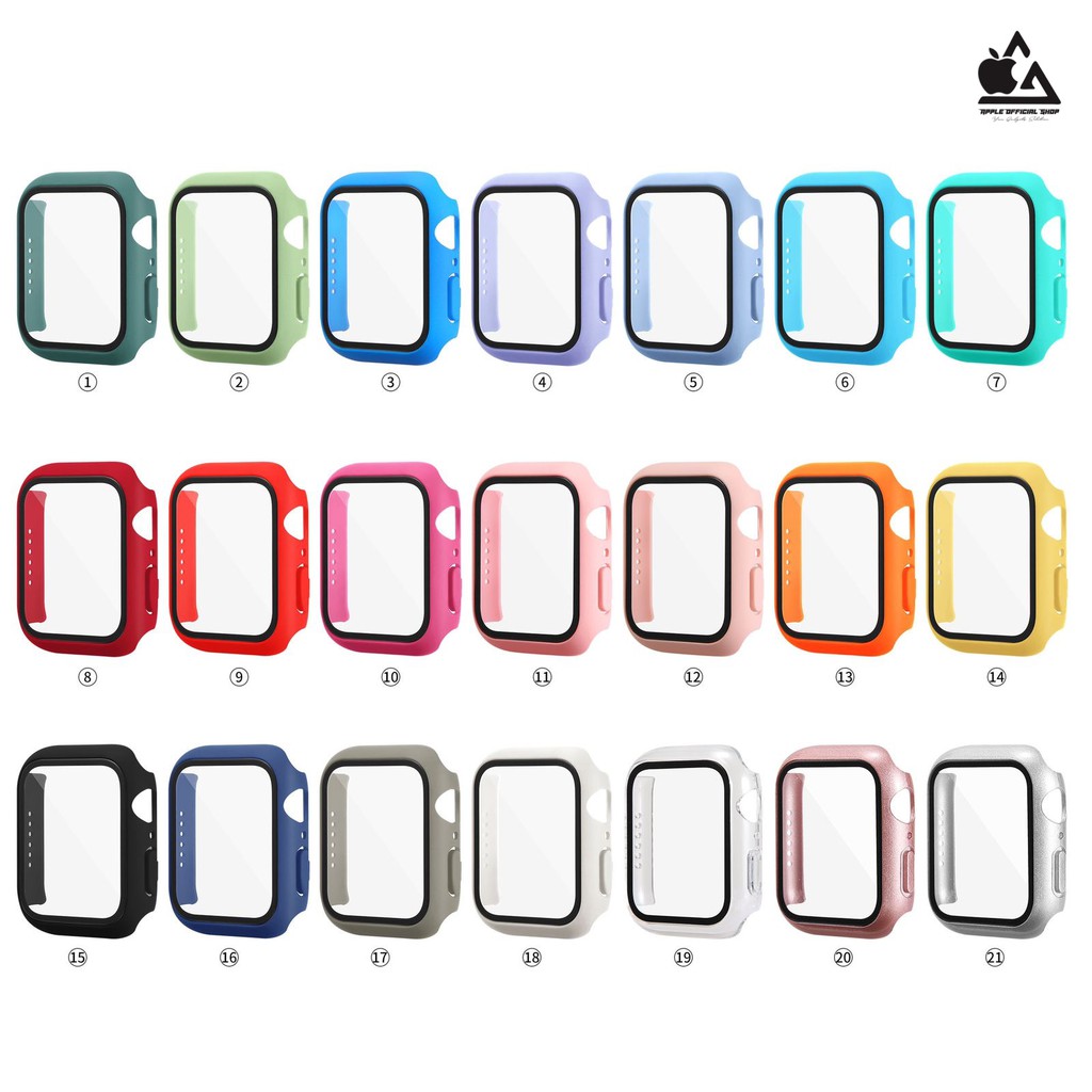 Tempered Glass Case APPLE WATCH 38mm 40mm 42mm 44mm Matte Cover iWatch DOVE Anti Scratch Screen Protector Anti Gores Apple Watch