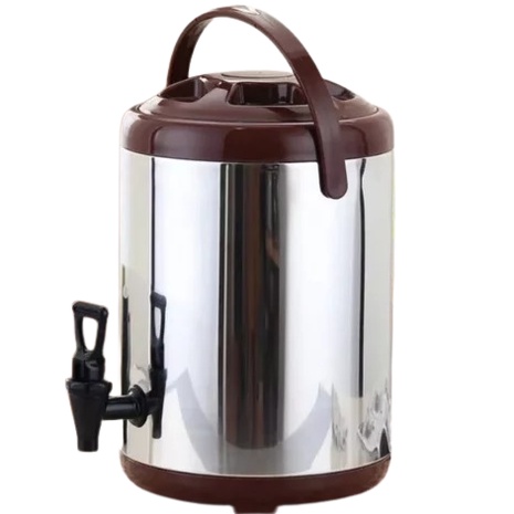 THERMOS JUMBO Water Jug Milk Tea Bucket 8/10 LITER Stainless Stell / Thermos Milk Tea Jumbo 4508/4510