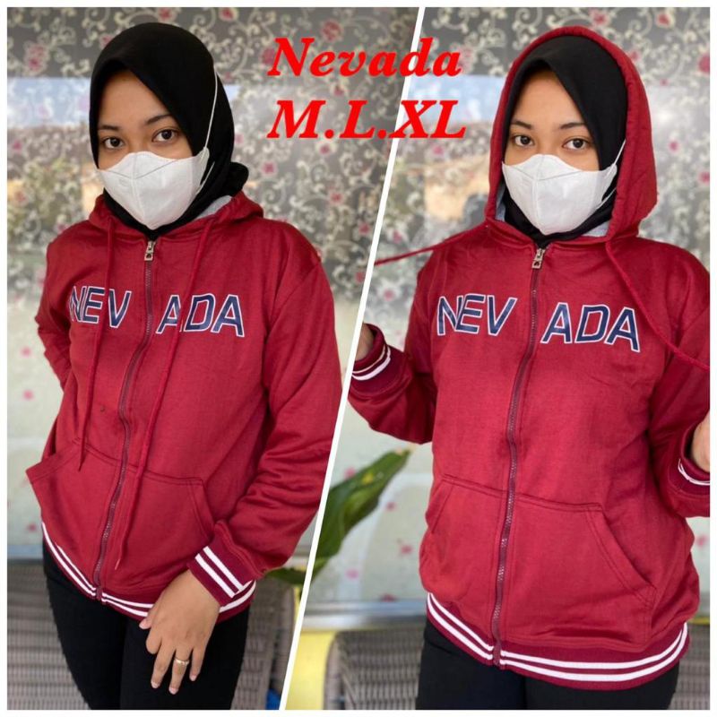 jaket nevada marun