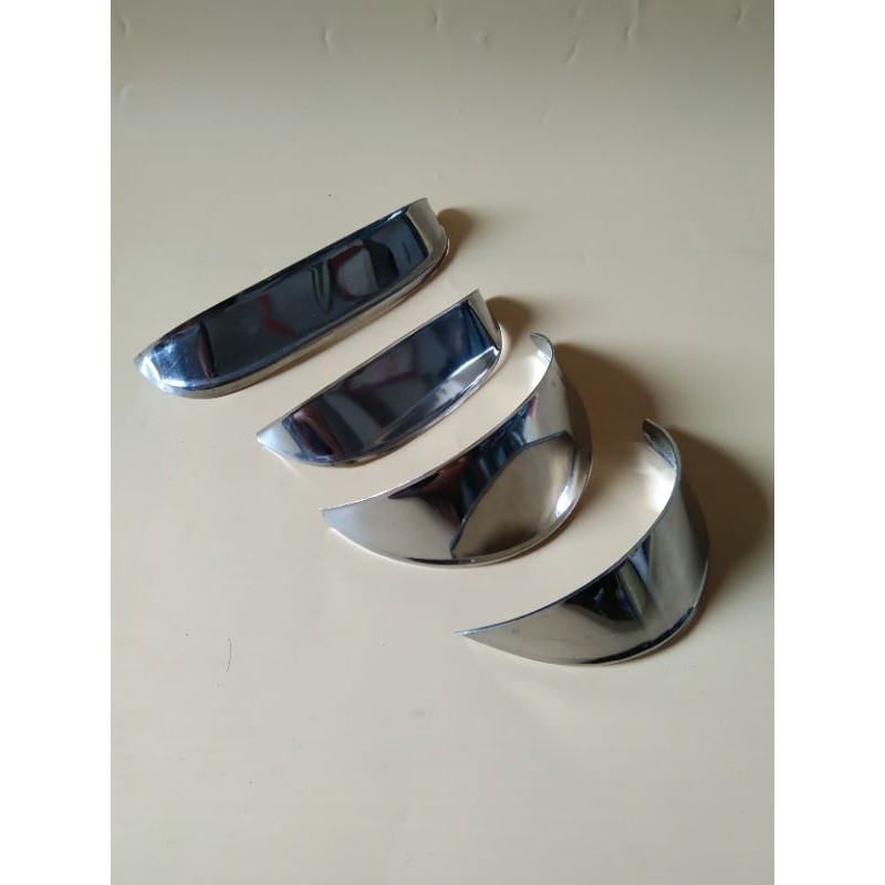 pet lampu Vespa stanlis topi lampu Vespa chrome
