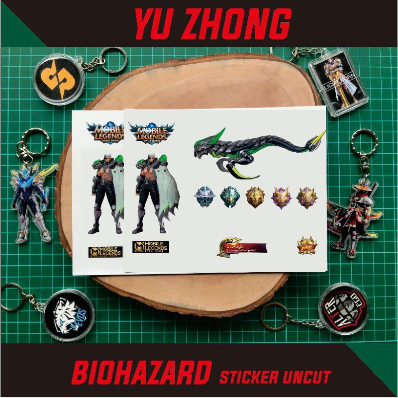 stiker yu Zhong mobile legends, ML, MLBB