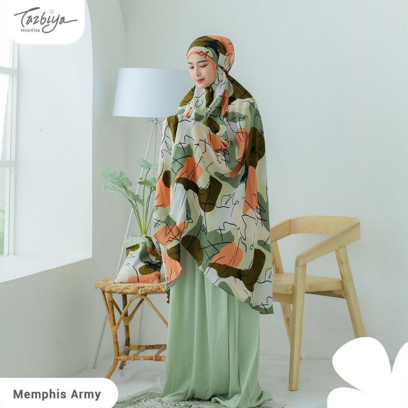 Mukena Tazbiya Kombinasi Memphis Series Allsize