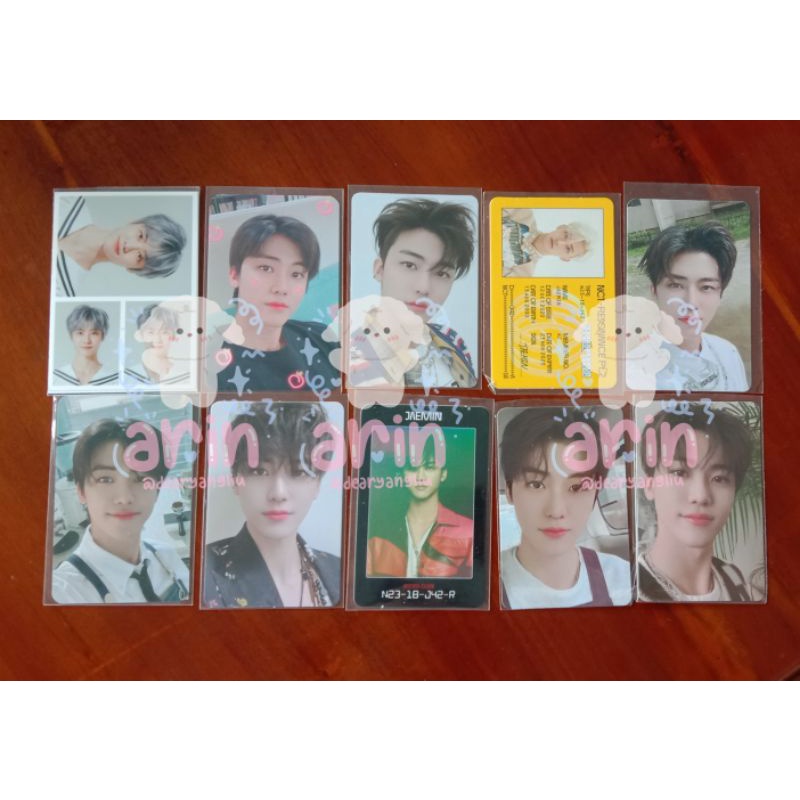 (BACA DESC) pc photocard nct dream jaemin access card id card kihno future cafe boring chilling scho