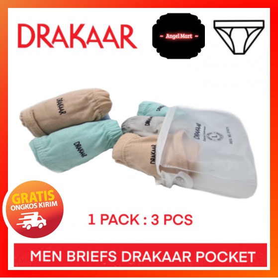 CELANA DALAM PRIA DRAKAAR DOMPET / CD PRIA / CELANA DALAM DRAKAR