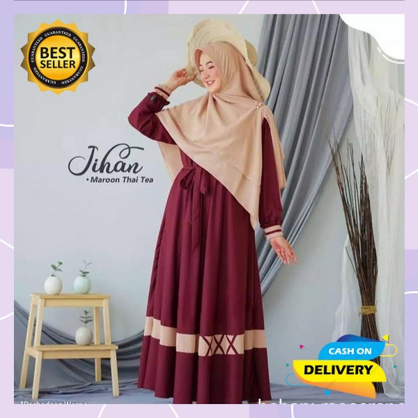 Gamis Wanita Import Gmis Muslimah Polos Baju Lebaran Muslim Wanita Games Remaja Terbaru 2023 Ghamis 