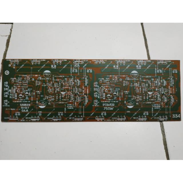 PCB Power Amplifier BTL Stereo 1500 W 334