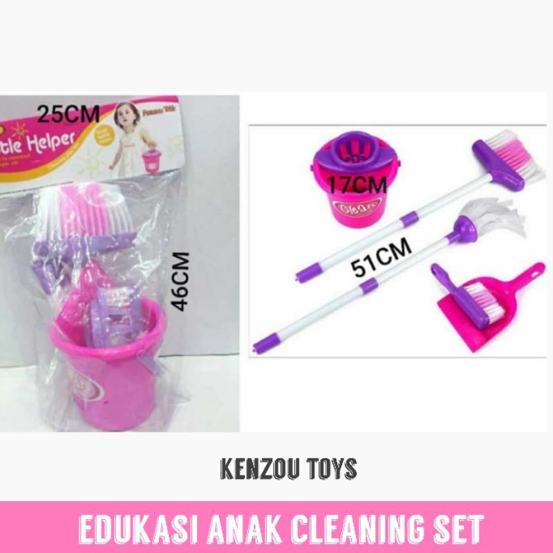 Mainan edukasi anak / mainan cleaning set