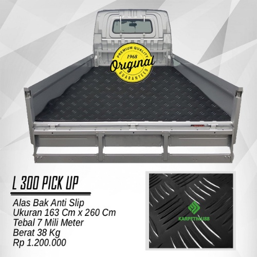 Karpet Karet Bordes Alas Bak Mitsubishi L300 PickUp 163 x 260 cm 7 mm