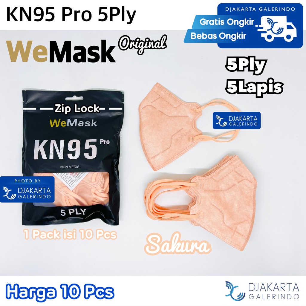 Masker WeMaze KN95 PRO 5Ply isi 10Pcs