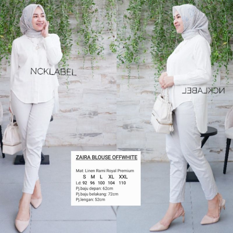 zaira blouse original by NCK Label, blouse, atasan,baju kekinian